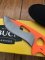 Buck Knife: Buck 141 Large Paklite Skinner in Blaze Orange