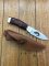 Buck Knife: Buck Rare Custom Shop 192 Vanguard Knife with Elk Stag Profile Cutout
