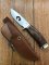 Buck Knife: Buck Rare 192 Vanguard Knife with White Tail Deer Profile Cutout