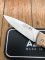 Azero Knives : Curly Birch Wood Handle Pocket Knife