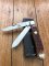 Puma Knife: Puma Large Trapper Lockback Knife with Jigged Red Bone Handle