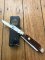 Puma Knife: Puma Large Trapper Lockback Knife with Jigged Red Bone Handle