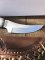 Silver Stag Crown Series Cascade Hunter Knife with Stag Antler Handle