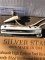 Silver Stag Liner Lock 2.5 " Blade Liner Lock Folding Knife with Stag Antler Handle