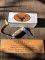 Silver Stag Liner Lock 2.5 " Blade Liner Lock Folding Knife with Stag Antler Handle