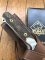 Puma Knife: Puma Skinner II Laser Cut with Stag Handle and leather sheath
