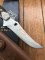 Puma Knife: Puma Skinner II Laser Cut with Stag Handle and leather sheath