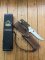 Puma Knife: Puma Skinner II Laser Cut with Stag Handle and leather sheath