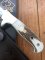 Puma Knife: Puma Rare 2007 SPECIAL EDITION White Hunter Model 50 with Stag Handle 116075 in Black Box