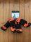 Avery HiTop Dog Boots in Blaze Orange Size L