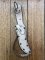 Puma Knife Sheath: Puma Rare 1970-80 era Light Beige Leather Hunters Companion Knife Sheath