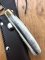SOS Damascus *PUMA Skinner* Knife with Sambar Deer Antler Handle & Leather Sheath