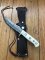 SOS Damascus *PUMA Skinner* Knife with Bone Handle & Leather Sheath
