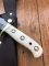 SOS Damascus *PUMA Skinner* Knife with Bone Handle & Leather Sheath