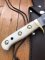 SOS Damascus *PUMA Skinner* Knife with Bone Handle & Leather Sheath
