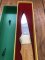 Puma Knife: Puma Original 1986 4 Star Folding Lock Blade Knife with Orange Ivory Micarta Handle in Original Box