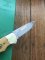 Puma Knife: Puma Original 1986 4 Star Folding Lock Blade Knife with Orange Ivory Micarta Handle in Original Box