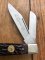 Puma Knife: Puma Stockman Folding Knife with Brown Jigged Bone Handle