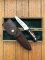 Puma Knife: Puma Rarity Original 1769-1991 4 Star Fixed Blade COPPER Silberlöwe Knife with Grenadill Handle in Original Box
