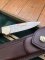 Puma Knife: Puma Rarity Original 1769-1991 4 Star Fixed Blade COPPER Silberlöwe Knife with Grenadill Handle in Original Box