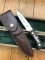 Puma Knife: Puma Rarity Original 1769-1991 4 Star Fixed Blade COPPER Silberlöwe Knife with Grenadill Handle in Original Box