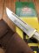 Puma Knife: Puma SGB Trail Guide Fixed Blade Knife with Stag Antler Handle