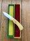 Puma Knife: Puma Original 1979 4 Star Folding Lock Blade Knife with Orange Ivory Micarta Handle in Original Box
