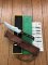 Puma Knife: 1972 Puma Skinner with Stag Antler Handle & Original Green & Yellow Box