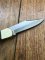 Puma Knife: Puma 1990 Duke Folding Knife with Stag Antler Handle in Custom made Pouch