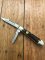 Puma Knife: Puma Original Rare 1984 Pony 620 Twin Blade Knife with Stag Antler Handle