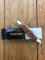 Puma Knife: Puma Original Rare Pony 3 Blade Knife with Red Bone Handle