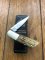 Puma Knife: Puma 2002 German Micro Folding Knife with Stag Antler Handle