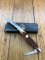 Puma Knife: Puma Bantam Folding Knife with Red Bone Handle Circa early 2000