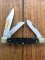 Puma Knife: Puma Stockman Folding Knife with Green Bone Handle