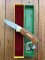 Puma Knife: Puma Original 1980 4 Star Folding Lock Blade Knife with Dark Orange Ivory Micarta Handle in Original Box & Warranty