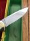 Puma Knife: Puma Original 1980 4 Star Folding Lock Blade Knife with Dark Orange Ivory Micarta Handle in Original Box & Warranty