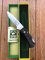 Puma Knife: Puma Original 1977 4 Star Folding Lock Blade Knife with Black Ebony Micarta Handle in Original Box
