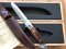 Puma Knife: 1990's Puma Rare German Cougar Jacaranda Knife in Original Wooden Box
