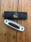 Puma Knife: Puma 2003 Medium OVAL Stag Slab Linerlock Folding Knife in original box