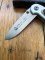 Puma Knife: Puma 2003 Medium OVAL Stag Slab Linerlock Folding Knife in original box