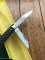 Puma Knife: Puma Rare Original 1969 Boxed 675 Stock Knife with Red Bone Handle