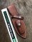 Randall Knives USA: No 19 Bushmaster Leather Knife Sheath with Sharpening Pouch