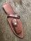 Randall Knives USA: No 19 Bushmaster Leather Knife Sheath with Sharpening Pouch