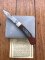 200th Anniversary George Washington collectable Folding Knife in Box