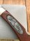 200th Anniversary George Washington collectable Folding Knife in Box