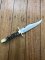 Sheffield English-made Wostenholm I*XL Bowie knife with Sambar Antler Handle