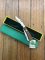 Puma Knife: Puma 1981 model 555 Horse Trekker Twin Blade Folding Knife with Jacaranda Handle Box and matching Warranty