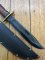 J.NOWILL & SONS  J.ADAMS SHEFFIELD ENGLAND BLACK BLADE ISRAELI COMMANDO KNIFE