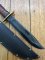 J.NOWILL & SONS  J.ADAMS SHEFFIELD ENGLAND BLACK BLADE ISRAELI COMMANDO KNIFE