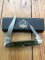 Puma Knife: Puma Bantam Folding Knife with Green Jigged Bone Handle